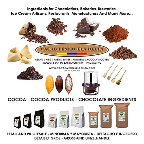 Cacao Venezuela Delta - Chocolate Negro Puro 100% · Origen Ghana (Pasta, Masa, Licor De Cacao 100%) · 500g
