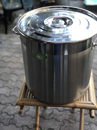 Cacerola con grifo de 50 litros, acero inoxidable, gran capacidad, ideal para cerveza