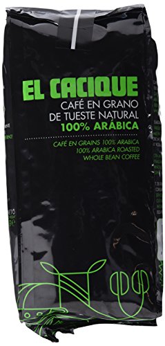 Cacique, Café de grano tostado (Arábica) - 1 kg.