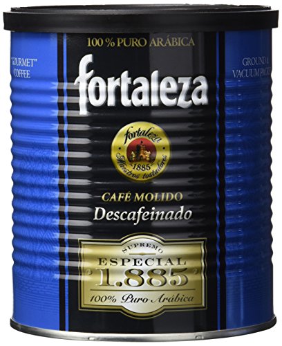 Café Fortaleza Café Molido Descafeinado Supremo - 250 gr - [Pack de 3]