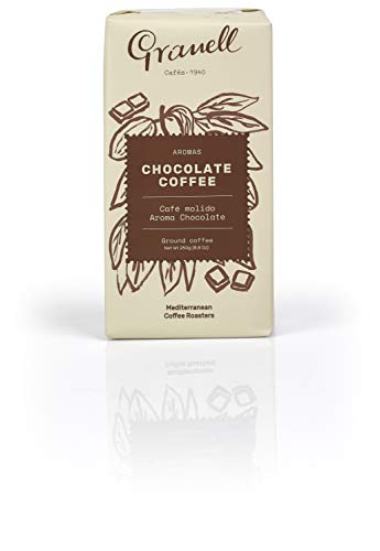 Cafés Granell Aromas Chocolate Café Molido 100% Café Arábica Café Dulce y Cremoso - 250 g (2814)