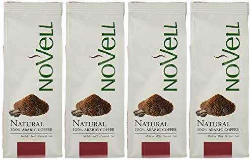 Cafes Novell Café Natural Molido - 4 Paquetes de 250g