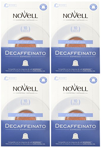 Cafes Novell Pack Decaffeinato - 40 Cápsulas