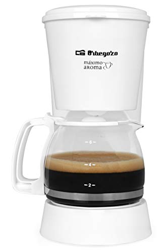 Cafetera de goteo ORBEGOZO CG4012B | ORBEGOZO 4-6 tazas