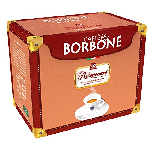 Caffè Borbone, Cápsulas de café (Respresso Mezcla Blue) - 100 Cápsulas