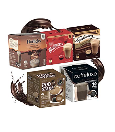 CaffeLuxe "Chocolate Heaven" - 52 Compatible con Dolce Gusto - vainas de chocolate caliente - Cápsulas en un paquete de valor