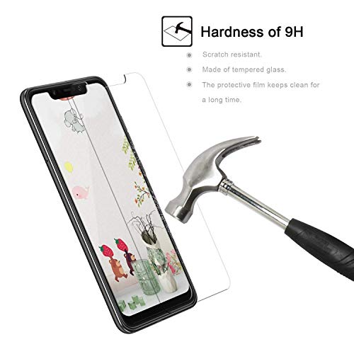 Cafwly 3 Unidades Protector de Pantalla para Xiaomi Pocophone F1,Cristal Templado para Xiaomi Pocophone F1 [Alta Definicion] [Arañazos Resistente][Fcil de Instalacin]