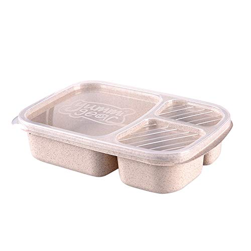 Caja Bento URIBAKY, Cajas De Almuerzo Para NiñOs, Caja Bento De Acero Inoxidable - Caja De Almuerzo Con 2 Compartimentos - A Prueba De Fugas, Apto Para Lavavajillas