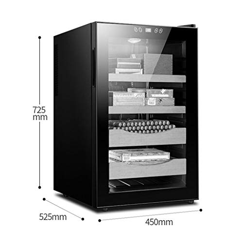 Caja de cigarros, cigarro electrónico Gabinete Doble Núcleo Refrigeración Inteligente de Control de Temperatura hidratante Armario congelador té Gabinete 2 Color Opcional (Color : B)