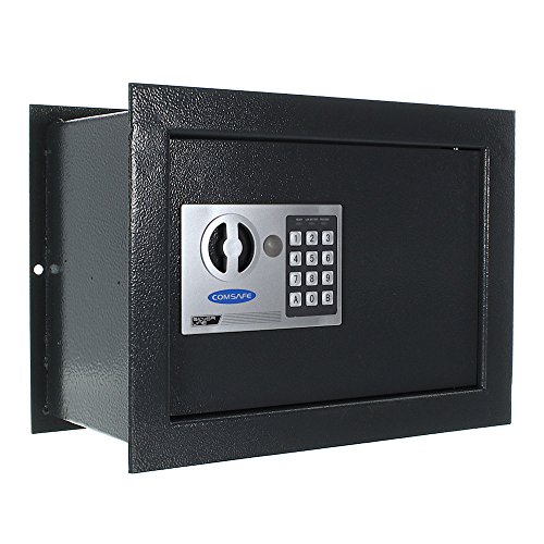 Caja fuerte de empotrar en la pared Wallmatic 1 de Rottner, Color Antracita, Fabricada en acero de alta calidad, Cerradura electrónica moderna, Instrucciones de instalación y operación incluidas