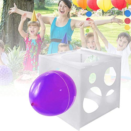 Caja Medidora para Globos, 11 Agujeros Herramienta De Caja De Medición De Globos Caja De Globos para Medir El Globo para Decoraciones De Globos, Arcos De Globos