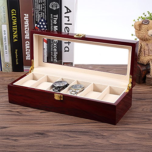 Caja para Relojes de Madera Estuche para Relojes y joyeros (6)