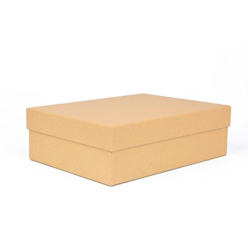 Cajas de regalo, pack de 10 unidades, material estable recubierto de fino papel kraft, también para scrapbooking