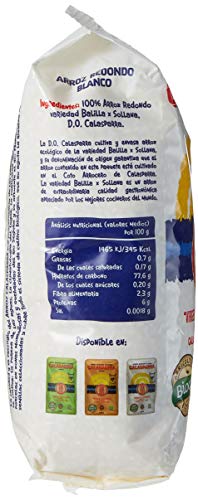 Calasparra Arroz E.Plastico Blanco Calasparra 1 Kg - 300 g