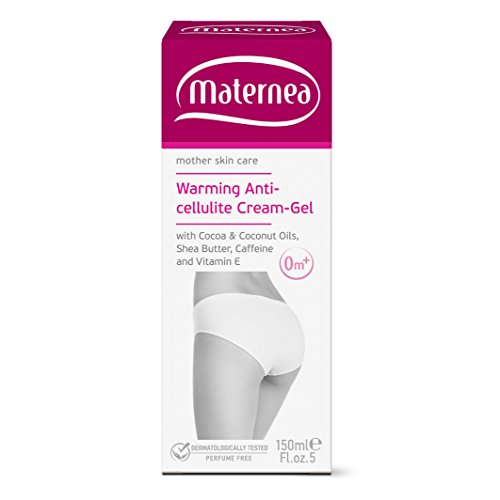 Calentamiento Anticelulítico CREAM-GEL con cacao y coco aceites, manteca de karité, cafeína y vitamina E – madre para el cuidado de la piel