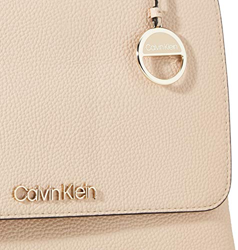 Calvin Klein - Sided Top Handle, Bolsos maletín Mujer, Rosa (Light Sand), 1x1x1 cm (W x H L)