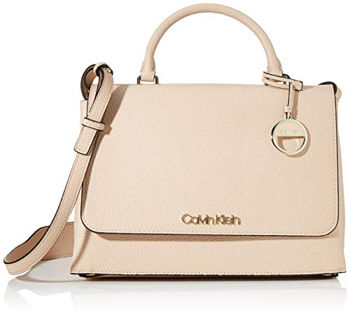 Calvin Klein - Sided Top Handle, Bolsos maletín Mujer, Rosa (Light Sand), 1x1x1 cm (W x H L)