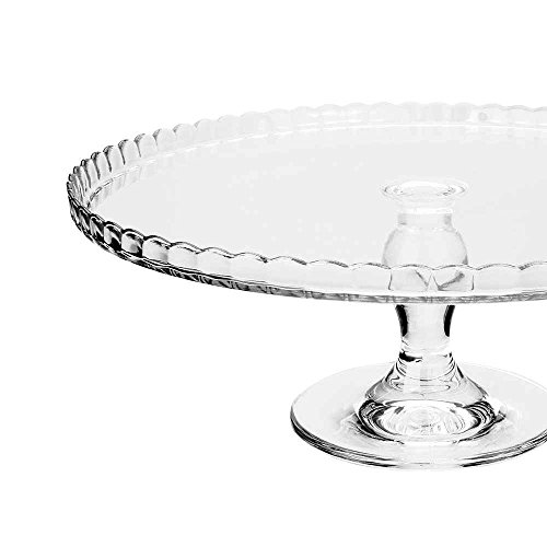 Cam Pazarlama 95117 - Bandeja de cristal con pie (32 cm)