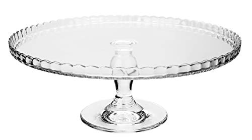 Cam Pazarlama 95117 - Bandeja de cristal con pie (32 cm)