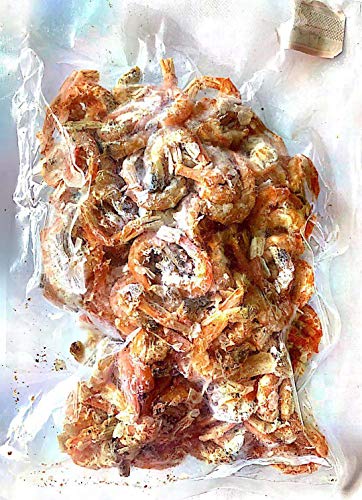Camarones secos cocidos, camarones secos, camarones naturales para cocinar,Dried cooked shrimp, dried shrimp, natural shrimp for cooking (1 bag (8.82oz))