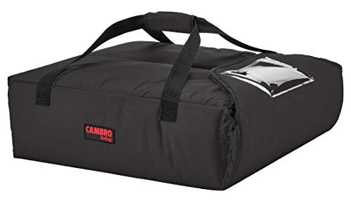 Cambro Bolsa isotérmica para el transporte de pizzas - 44,5 x 51 x 19 cm, Negro (GBP318-110)