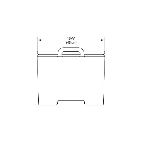 Cambro Camcarier Contenedir Isotermico para Gn 1/1, Plástico, Marrón