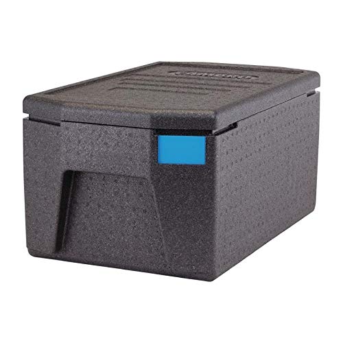 Cambro Contenedor isotérmico con Apertura Superior de 46L para recipientes GN 1/1, Polipropileno, Negro, 68 x 40 x 32,1 cm (M.Ext) - 53,8 x 35,5 x 25,5 cm (M.INT)