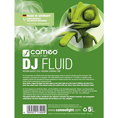 Cameo AHCLFDJ5L - Líquido para máquina de humo - 5L