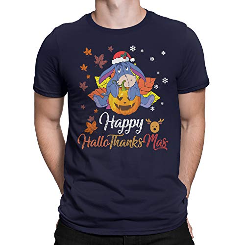 Camiseta Feliz de Acción de Gracias Eeyore Azul Burro