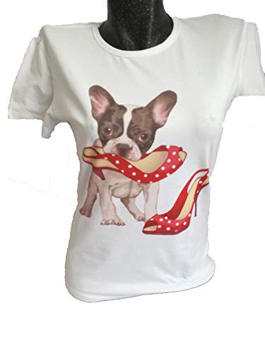 Camiseta Mujer Verano Bulldog francés