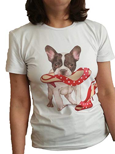 Camiseta Mujer Verano Bulldog francés