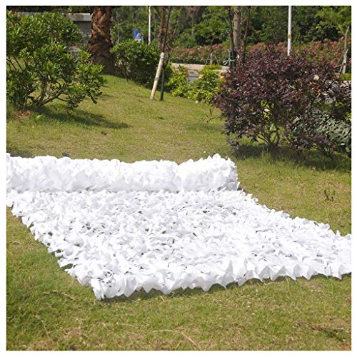 Camouflage Net-SJMWZW Army Camouflage Netting, 5X3M White Camo Netting Reinforcement Sun Shade Netting 2*3M(6.6*9.8ft)