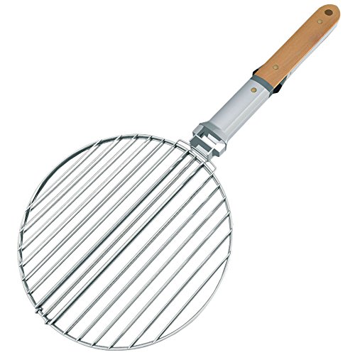 CAMPINGAZ 205817 - Parrilla para Barbacoa Redonda, Mango Doble de Madera (40 cm)