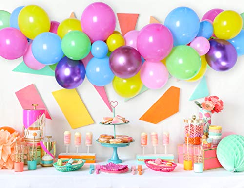 Candy Balloon Garland Arch 109 Pack Candyland Decoraciones de fiesta para cumpleaños Baby Shower Navidad con dulces Candy Lollipop Balloons