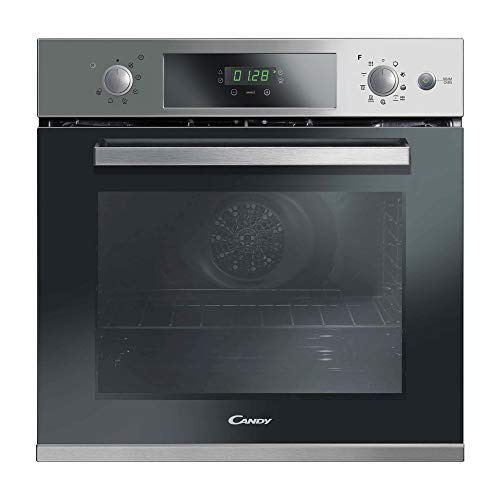 Candy FCPKS 826 XL/E - Horno multifunción - 70L - Función Vapor - Limpieza Aqualítica & Pirolítica - 3 resistencias - Inox - Clase A, Grey, 595x546x580 mm