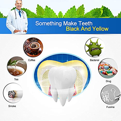 Carbón Activado Polvo,Carbón Activado Coco,Elimina Manchas Dentales, Manchas Café Manchas Té, Natural Coco,Blanqueador Dental de Polvo de Carbón Activo Natural Blanqueador de Dientes