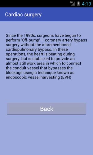 Cardiac surgery