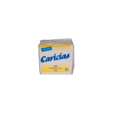 Caricias Servilletas 33X33, 1 hoja (100 unidades/paquete)