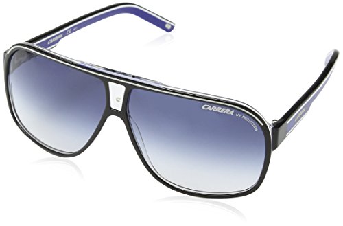 Carrera Grand Prix 2 08 T5C, Gafas de sol Unisex Adulto, Negro (Black Crystal Blue/Dark Blue Gradient), 64 EU