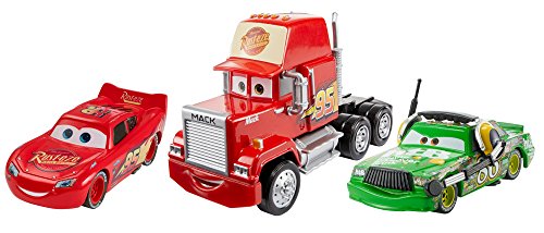 Cars 3 - Personajes a escala 1:55, paquete 3 (Mattel FBR77) , color/modelo surtido