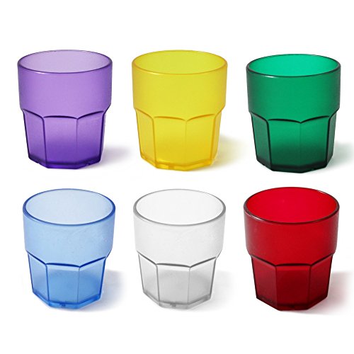 Cartaffini t280mx6 X Vasos, Policarbonato, 6 Unidad