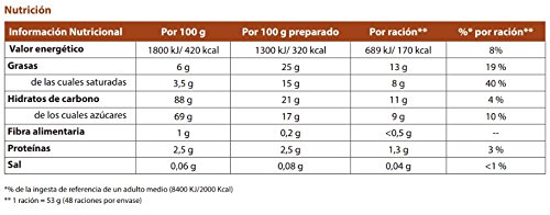 Carte d'Or Tiramisú deshidratado sin gluten. 48 raciones