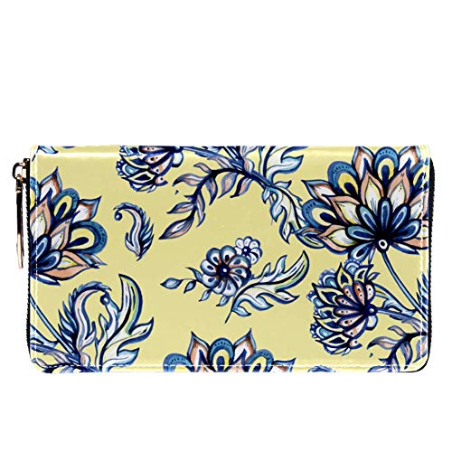 Cartera y Cartera para teléfono con Cierre de Cremallera, diseño de Reno y Bolas de Navidad Color 5 8.07x1x4.53 in