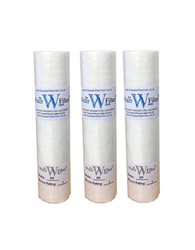 Cartuchos PP 1m, filtro de agua de sedimentos, 10" 1micras (pack de 3)