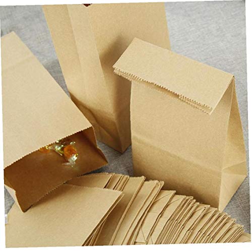 Case&Cover 50pcs Food Packaging Papel Kraft Bolsas De Suministros De La Boda del Negocio Alimentación Bolsa De Regalo Pequeña Sándwich De Pan De Bolsos De Fiesta