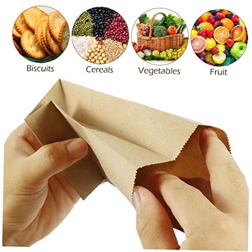 Case&Cover 50pcs Food Packaging Papel Kraft Bolsas De Suministros De La Boda del Negocio Alimentación Bolsa De Regalo Pequeña Sándwich De Pan De Bolsos De Fiesta