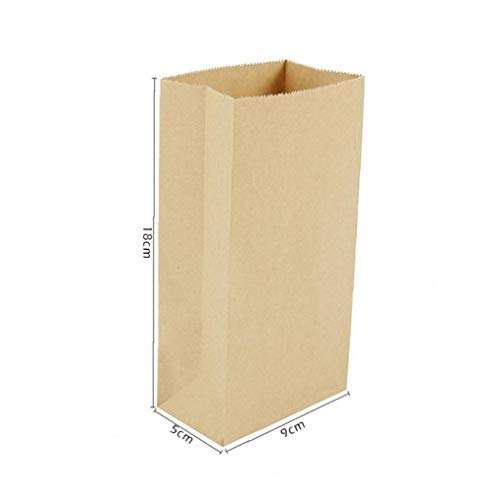 Case&Cover 50pcs Food Packaging Papel Kraft Bolsas De Suministros De La Boda del Negocio Alimentación Bolsa De Regalo Pequeña Sándwich De Pan De Bolsos De Fiesta