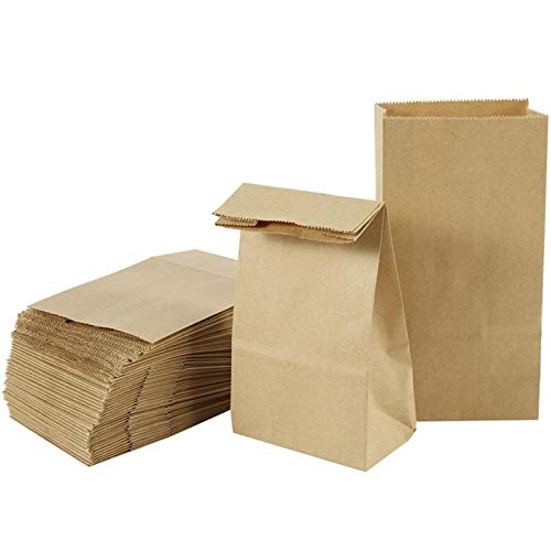 Case&Cover 50pcs Food Packaging Papel Kraft Bolsas De Suministros De La Boda del Negocio Alimentación Bolsa De Regalo Pequeña Sándwich De Pan De Bolsos De Fiesta