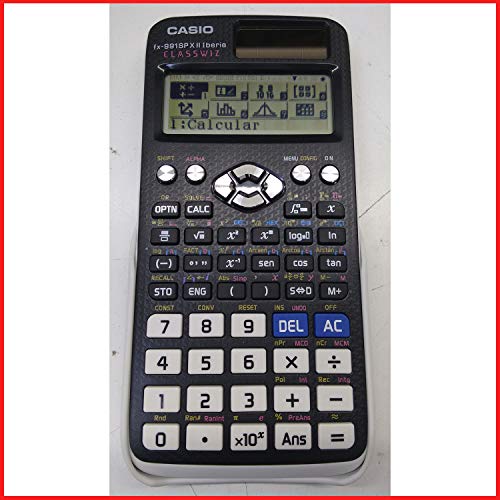 Casio FX-991SPX II - Calculadora científica, Recomendada para el curriculum español y portugués, 576 funciones, Solar y color gris /blanco