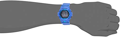 Casio G-SHOCK Reloj Digital, Contador de pasos, Sensor de movimiento, Aplicación de deporte gratuita para descargar, 20 BAR, Azul, para Hombre, GBD-800-2ER